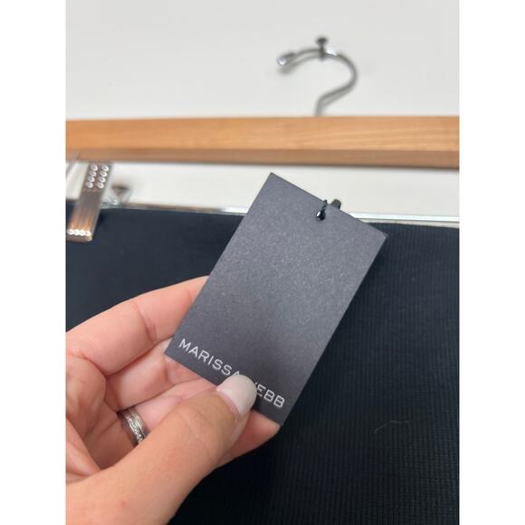 NWT Marissa Webb So High Waisted French Terry Sweatpants Black Size: Large - Picture 4 of 8